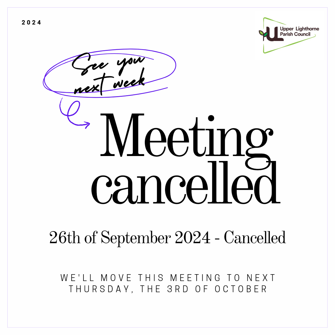 Meeting Cancellation